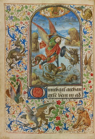 Saint Michael by Lieven van Lathem